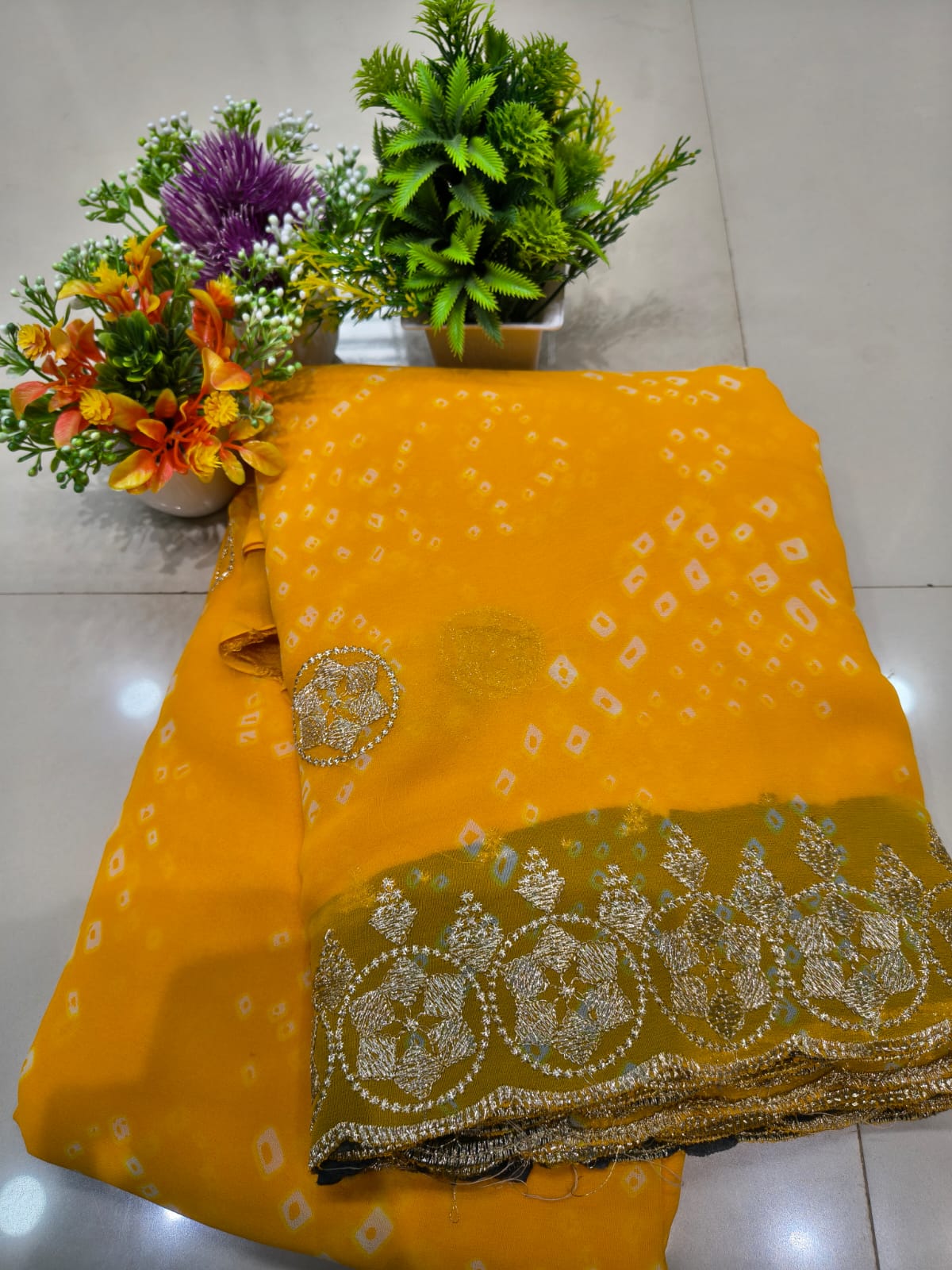 bandhej saree