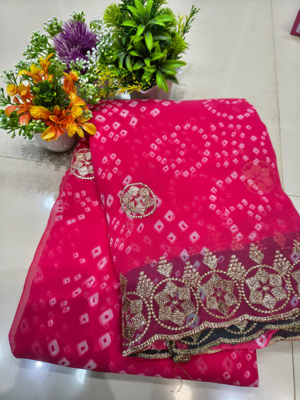 bandhej saree