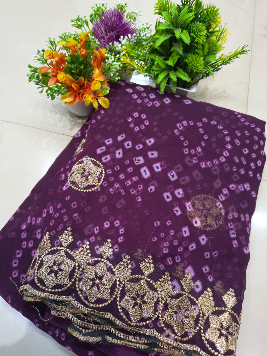 bandhej saree