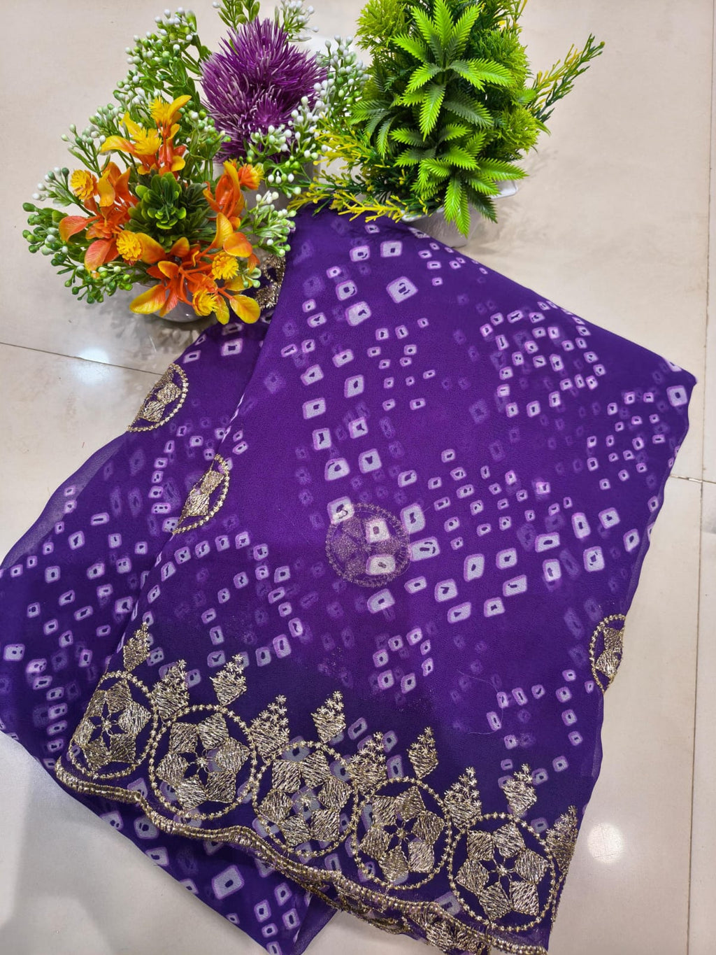 bandhej saree
