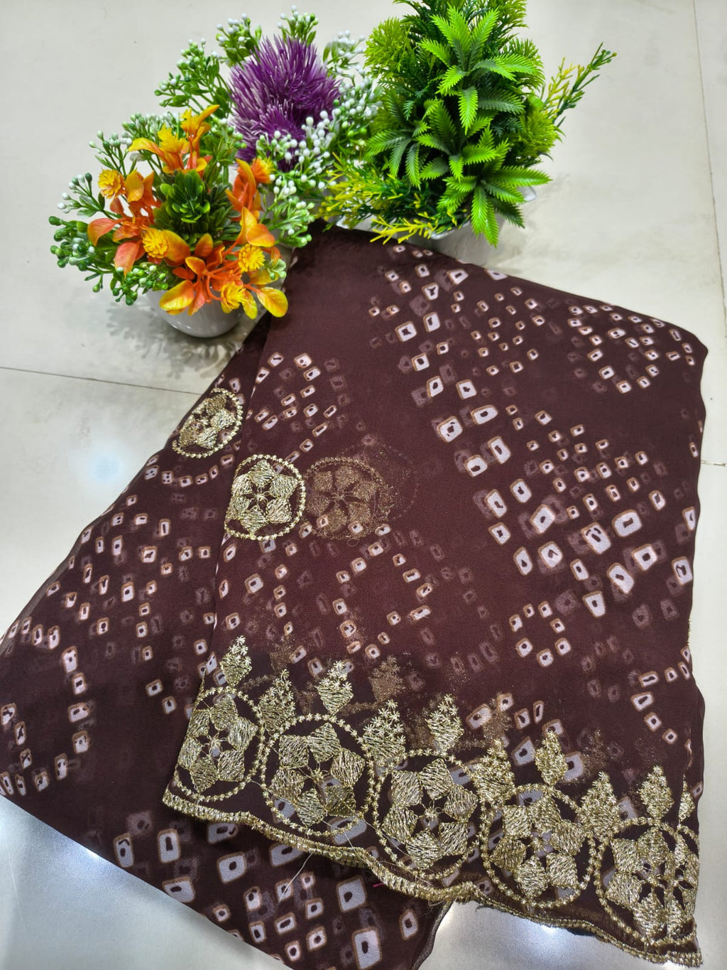 bandhej saree