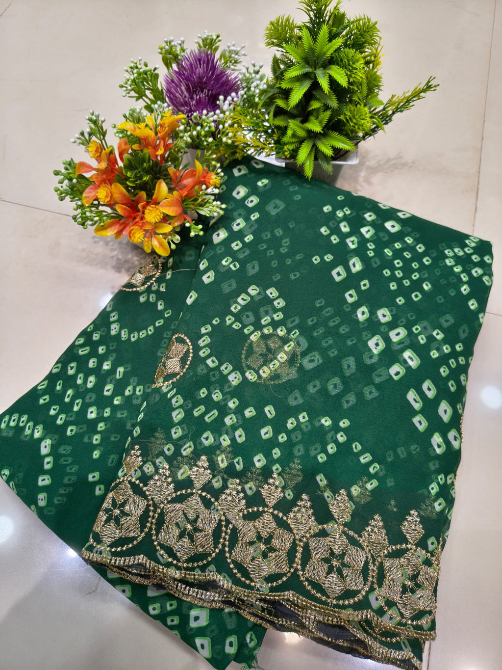 bandhej saree