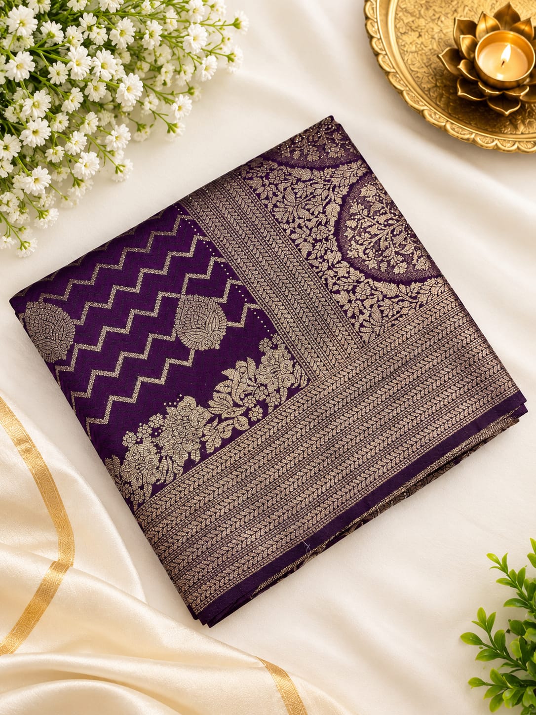 saroski work sarees
