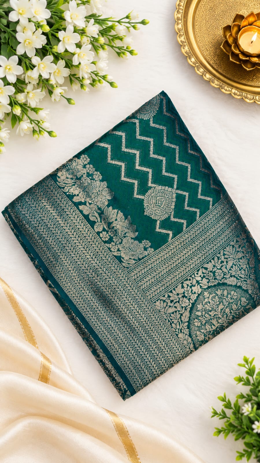 saroski work sarees