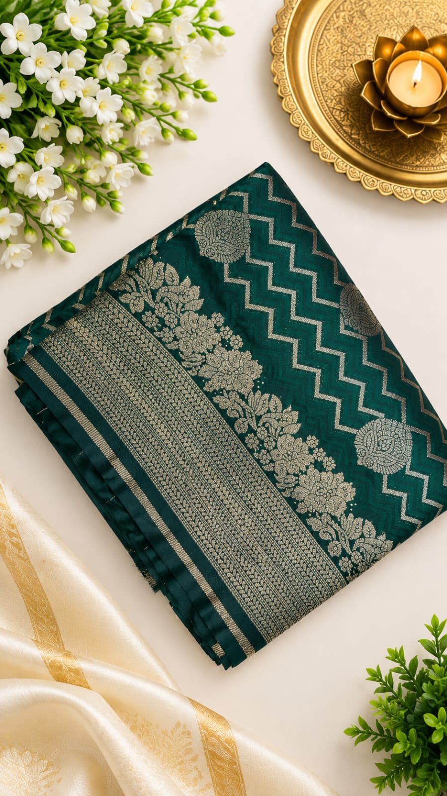 saroski work sarees